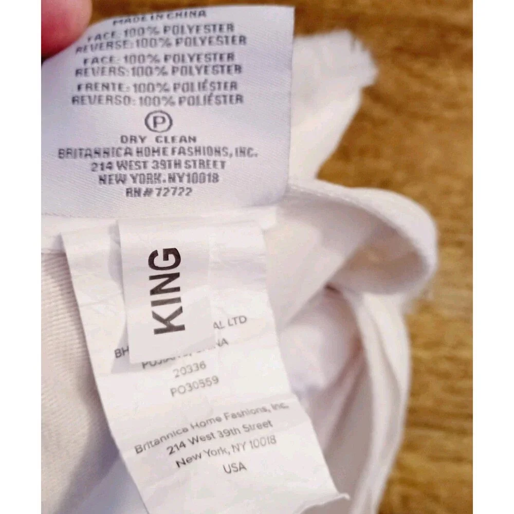 Ugg Pillowcase Furry Plush Off White Cream King Ultra Soft Logo Brown Tag